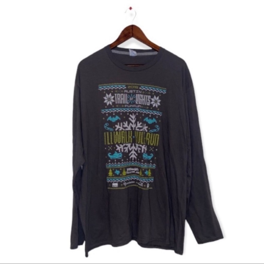 Austin Trail of Lights Long Sleeve Tee
